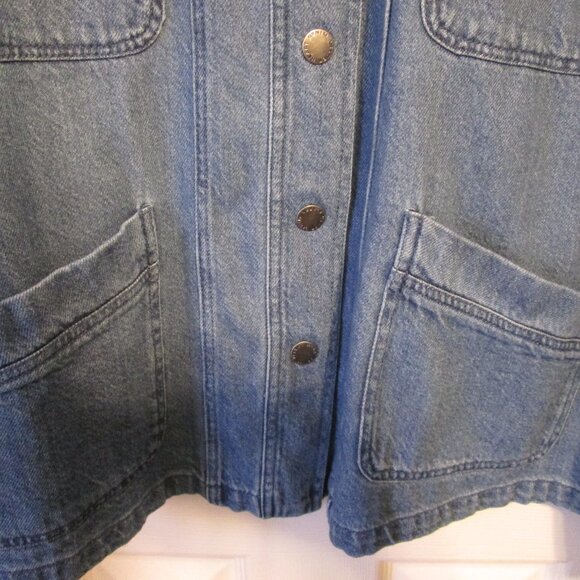 Women's Velvet Heart Denim Barn Type Jacket Size Small (Oversized) - Picture 2 of 9